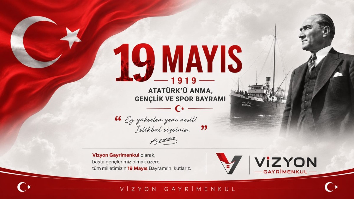 ATATÜRK'Ü ANMA,GENÇLİK VE SPOR BAYRAMI KUTLU OLSUN
